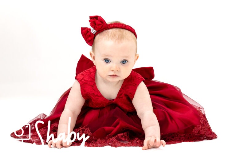 Toddler photography - Image of Nina in her Red Dress